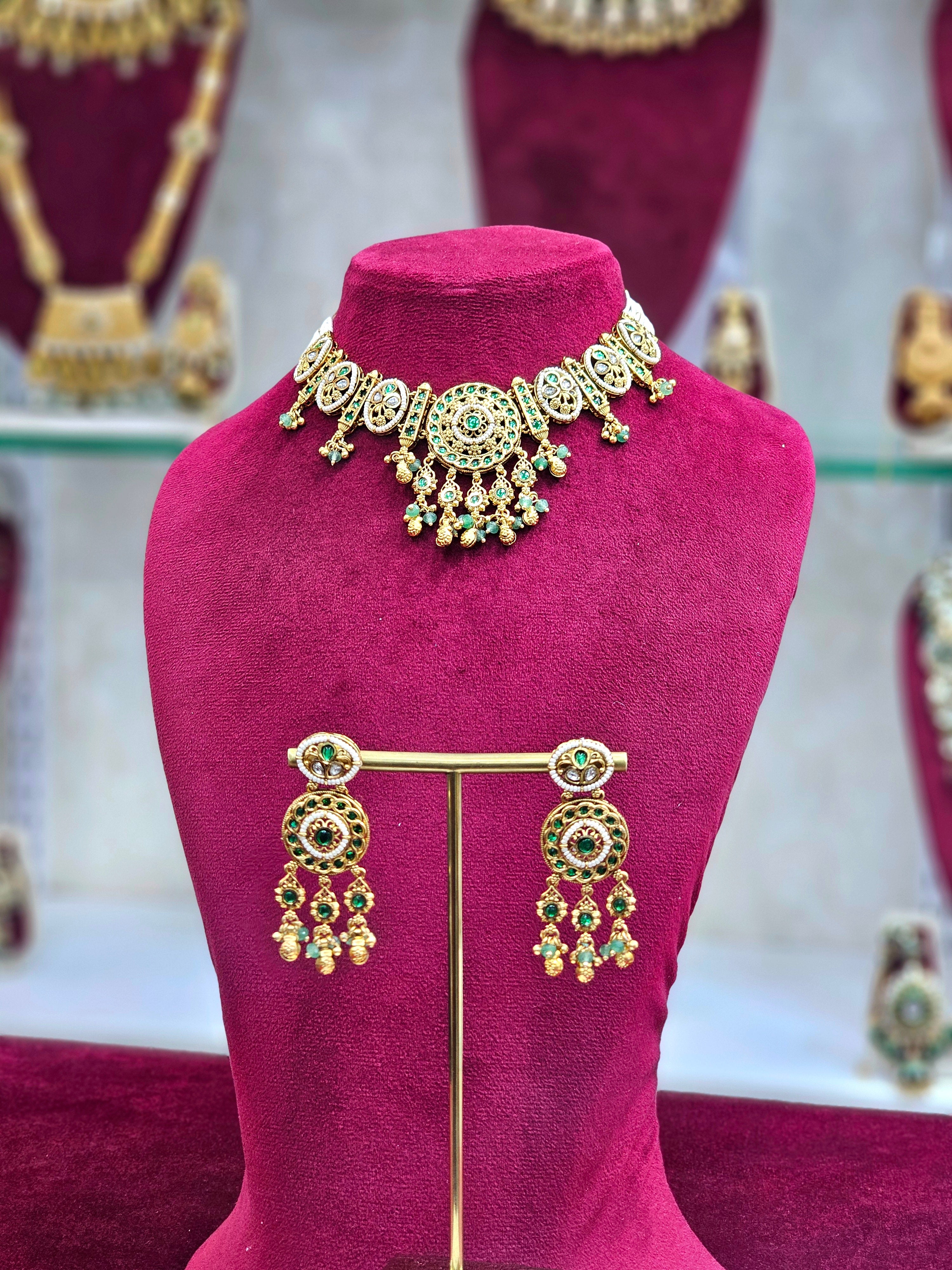 Rajwadi Short Necklace