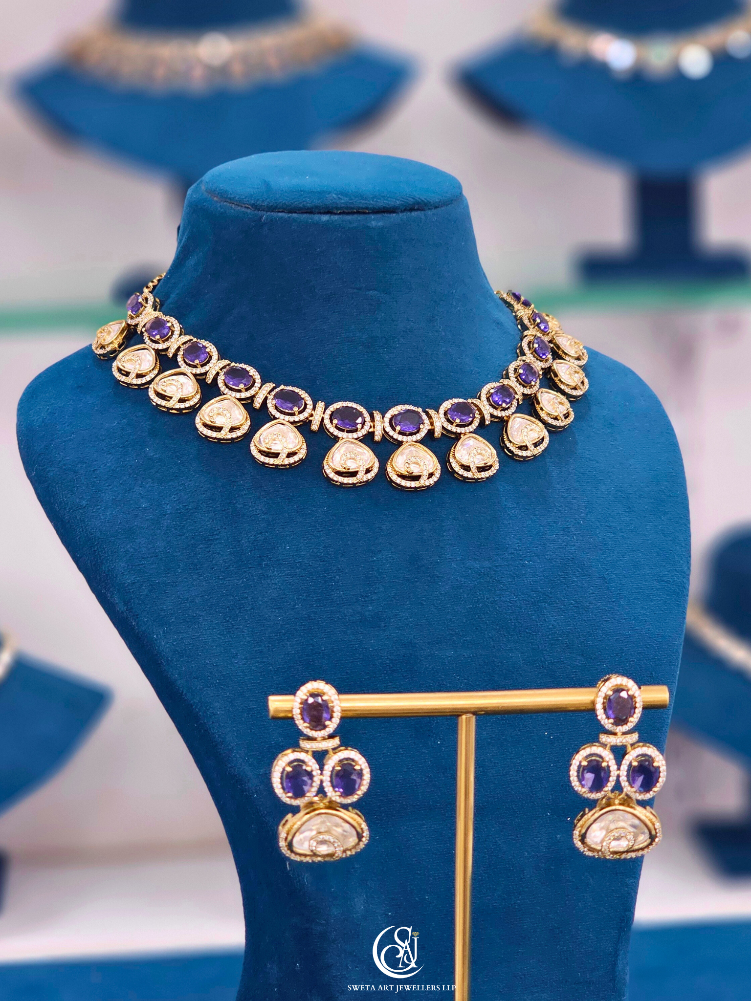 Moissanite Short Necklaces