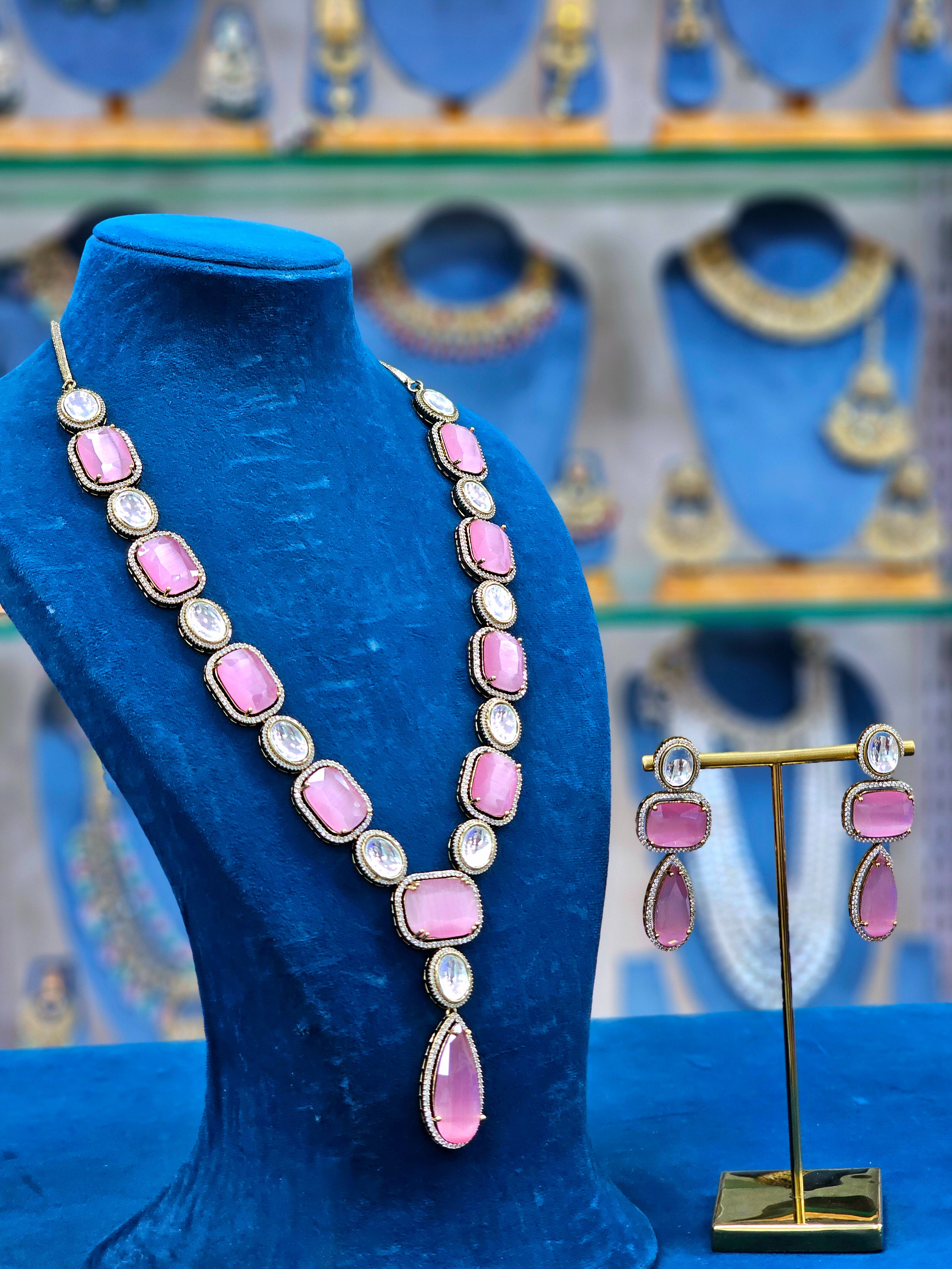 Moissanite Long Necklace